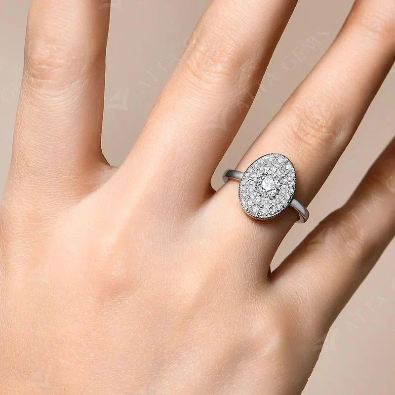 Daya Ring | Weißgold 18k