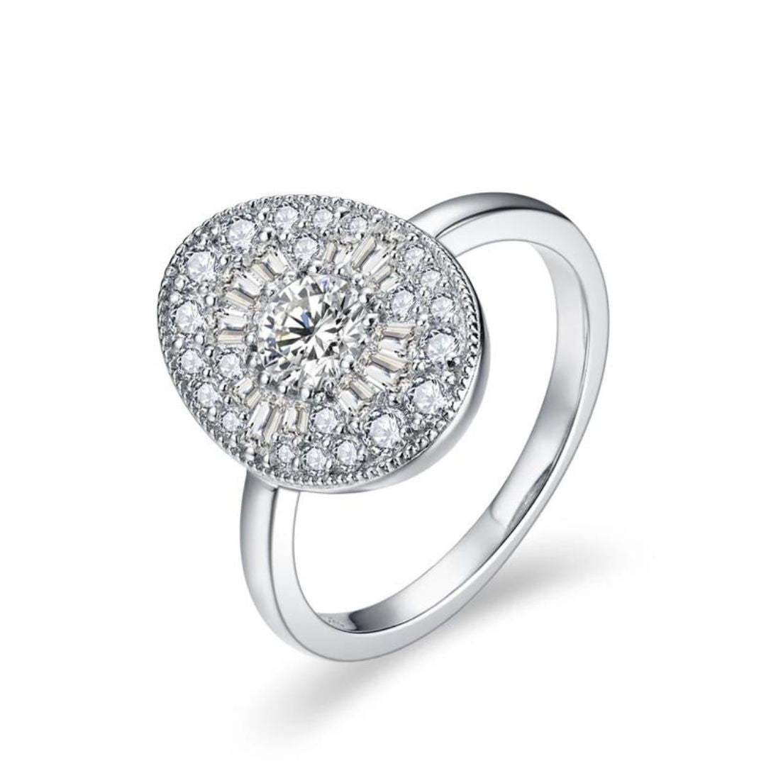 Daya Ring | Weißgold 18k